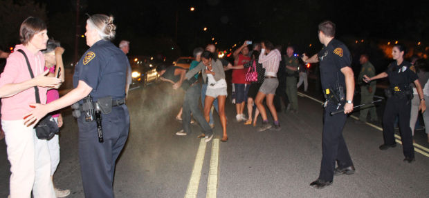 Confrontation with Tucson Police
